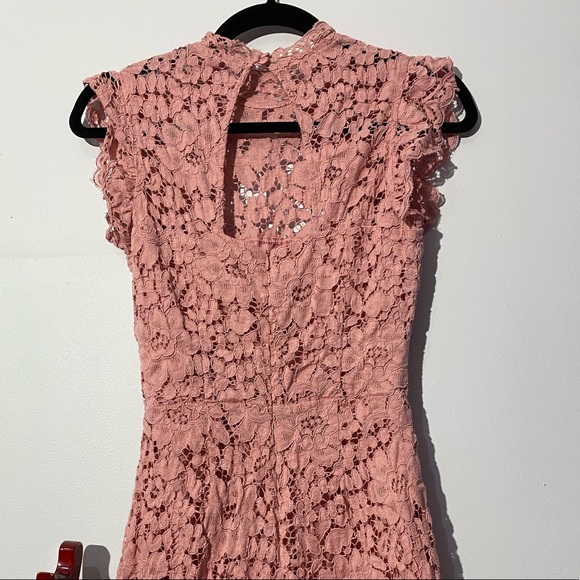 Pink Laced Romper - Picture 3 of 5